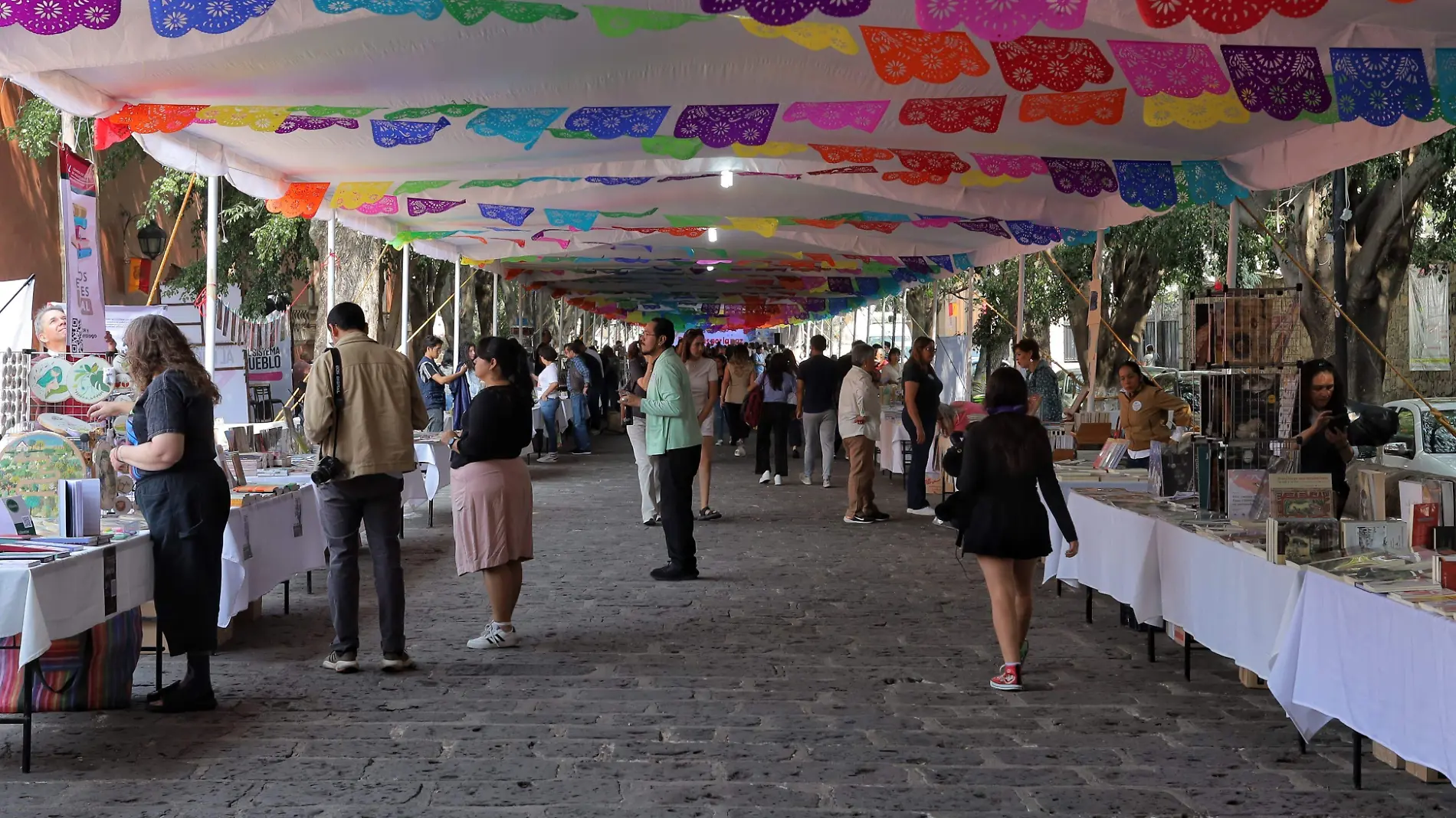 Feria del Libro y la Rosa en la Calzada San Diego